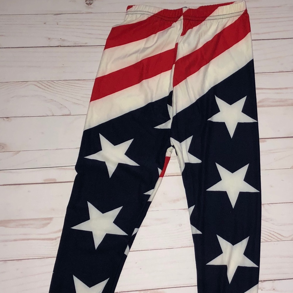 Brand new Kids American flag leggings
